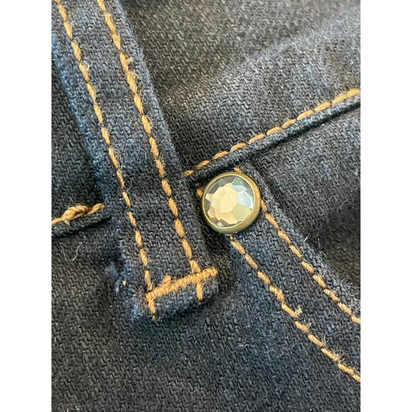 Chico's Platinum Jean dark blue wash Jewel embellished Bootcut size 2.5 14 - Picture 5 of 11